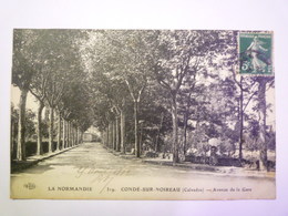 GP 2019 - 1560  CONDE-sur-NOIREAU  (Calvados)  :  Avenue De La  GARE   1912   XXX - Other & Unclassified