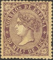 *98. 1868. 50 Mils Violeta. Color Muy Intenso. MAGNIFICO. - Autres & Non Classés