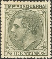 *NE8. 1879. 50 Cts Verde NO EMITIDO. Excelente Centraje. MAGNIFICO. - Autres & Non Classés