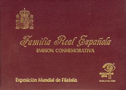 **6/7P. 1984. Carnet Conmemorativo De La Exposición ESPAÑA 84, Que Incluye Las Hojas Bloque Y Las Pruebas De Lujo. MAGNI - Altri & Non Classificati