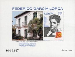 (*)65P. 1998. Prueba De Lujo. LORCA. MAGNIFICA. Edifil 2018: 12 Euros - Otros & Sin Clasificación