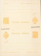 (*)EP57naa, EP58. 1925. 15 Cts Lila Rosa Sobre Tarjeta Entero Postal (Tipo III) Y 10 Cts+15 Cts Amarillo Sobre Tarjeta E - Autres & Non Classés