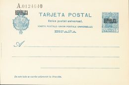 (*)EPB5/6. 1931. 15 Cts Lila Y 25 Cts Azul Sobre Tarjetas Entero Postales De BARCELONA (Emisiones Locales Republicanas). - Otros & Sin Clasificación