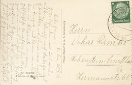 Sobre . 1936. 6 P Verde De Alemania. Tarjeta Postal Remitida Desde El Crucero Nürnberg Fondeado En El Puerto De TANGER Y - Sonstige & Ohne Zuordnung