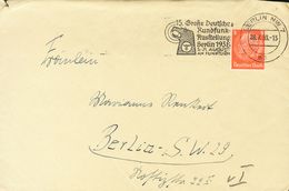 Sobre . 1938. (24 De Julio). 8 P Naranja. Carta Completa De Un Miembro De La LEGION CONDOR (Kurt Mugai) Dirigida A BERLI - Otros & Sin Clasificación