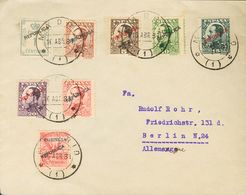 Sobre . 1931. Tres Cartas Filatélicas Dirigidas A BERLIN (ALEMANIA), Franqueadas Con Las Series De Barcelona (2) Y De Ma - Altri & Non Classificati