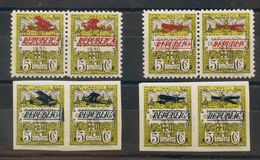 **NE9/16hcc. 1932. Serie Completa NO EMITIDA. Variedad CAMBIOS DE COLOR DE LA SOBRECARGA. MAGNIFICA Y RARA. Cert. COMEX. - Otros & Sin Clasificación