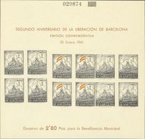 (*)29/30P. 1941. Serie Completa, Hojas Bloque. PRUEBAS DE IMPRESION, De Encuadre Del Dibujo. MAGNIFICAS Y RARAS. - Autres & Non Classés