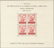 **51/52. 1943. Hojas Bloque. MAGNIFICAS. Edifil 2019: 70 Euros - Sonstige & Ohne Zuordnung