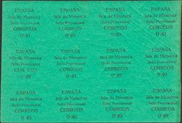 **1/2(12). 1939. Conjunto De Los Dos Pliegos De Doce Ejemplares Del 40 Cts Y 1'40 Cts (incluyendo Todas Las Variedades D - Andere & Zonder Classificatie