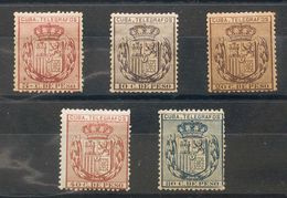 *68/72. 1889. Serie Completa (conservación Habitual). BONITA. Edifil 2019: 78 Euros - Otros & Sin Clasificación