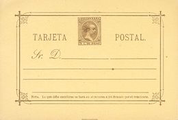 (*)EP10/11. 1896. 2 Ctvos Azul Y 3 Ctvos Castaño Sobre Tarjetas Enteros Postales. MAGNIFICAS. Edifil 2017: 117 Euros - Other & Unclassified