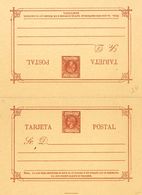 (*)EP12/14, EP16/19. 1898. Serie Completa Sobre Tarjetas Entero Postales (a Falta De La Tarjeta De 3 Ctvos Castaño). MAG - Otros & Sin Clasificación