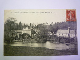 GP 2019 - 1569  BULLY  (Calvados)  :  L'EGLISE Et Le  MOULIN   1908   XXX - Other & Unclassified