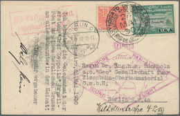 Brasilien - Zeppelinpost: 1930, Zeppelin South America Trip, Group Of 18 Covers/cards, Slightly Vari - Luftpost