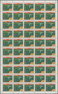 Canada: 1983, Scouts, Michel No.887 In Full Sheets (folded) And Corner Blocks. In Total 1750 Stamps - Verzamelingen