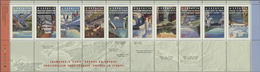 Canada: 1995/1998 (ca.), 13.162 MNH Stamps With A Face Value Of $0,45 CAD In Souvenir Sheets, Bookle - Verzamelingen