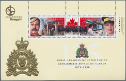 Canada: 1998, Royal Canadian Mounted Police, 2100 Copies Of This Souvenir Sheet MNH. Michel No. 1690 - Colecciones