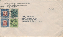 China: 1930/55 (ca.), 10 Covers, Postcards And Postal Stationeries, From The Junk Issue To Later Nat - Andere & Zonder Classificatie