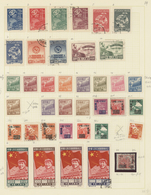 China - Volksrepublik: 1949/63, Collection Of Definitives And Commemorative Issues Hinged On Pages, - Other & Unclassified