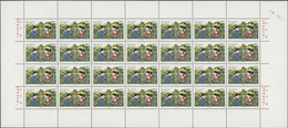 China - Volksrepublik: 1993/96, Collection Of Full Sheet In Two Albums, Many Commemorative Issues, A - Other & Unclassified