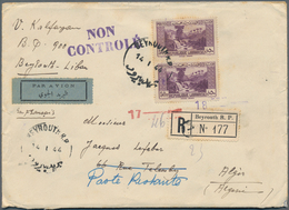 Libanon: 1898/1966, BEYROUTH, Collection Of More Than 70 Covers And Cards Starting With A Turkish St - Líbano