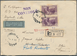 Libanon: 1898/1966, BEYROUTH, Collection Of More Than 70 Covers And Cards Starting With A Turkish St - Lebanon