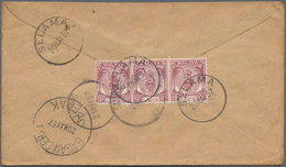 Malaiische Staaten - Perak: 1906 - 1940 (approx.), Lot Of About 360 Covers, Many Sent Registered To - Perak