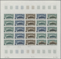 Niger: 1969/1978, IMPERFORATE COLOUR PROOFS, MNH Collection Of 105 Complete Sheets (=2.245 Proofs), - Ongebruikt