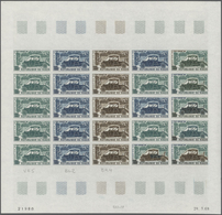 Niger: 1969/1978, IMPERFORATE COLOUR PROOFS, MNH Collection Of 105 Complete Sheets (=2.245 Proofs), - Neufs