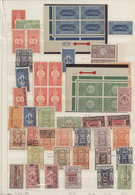 Saudi-Arabien: 1920-2000, Collection On Cards Starting Early Overprinted Issues Hejaz & Nejd Includi - Saudi Arabia