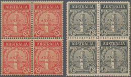 Australien: 1940 - 1980 (ca.), Box Containing Stamps (including Those Showing Varieties), Miniature - Verzamelingen
