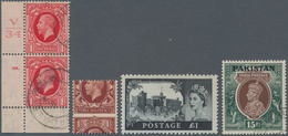 British Commonwealth: 1900-1960's Ca.: Mint And Used Stamps From Great Britain (KEVII. To QEII. Defi - Otros & Sin Clasificación