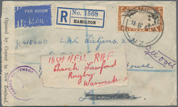 Flugpost Übersee: 1923/1945, Interesting Collection With 26 Airmail Covers From Various Countries, C - Other & Unclassified