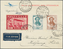 Flugpost Alle Welt: 1936/1945, Collection Of Appr. 64 Flight Covers Covering European, Transatlantic - Other & Unclassified