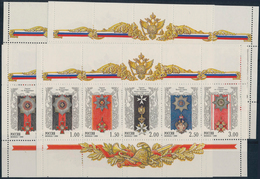 Russland: 1996/2001, Collection/accumulation Mint Never Hinged On Stockcards, Often In Blocks Of Fou - Covers & Documents