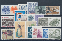 Schweden: 1979, Year Sets Without The Definitive And The Souvenir Sheet MNH Per 100 - Michel 2140,- - Storia Postale