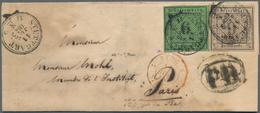 Württemberg - Marken Und Briefe: 1853/1870 (ca.), Sammlung Von Ca. 120 Briefen Mit Frankaturen Der K - Altri & Non Classificati