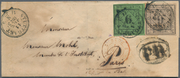 Württemberg - Marken Und Briefe: 1853/1870 (ca.), Sammlung Von Ca. 120 Briefen Mit Frankaturen Der K - Otros & Sin Clasificación