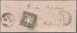Württemberg - Marken Und Briefe: 1860/1862, Partie Von Elf Briefen Mit Frankaturen Der Eng Gezähnten - Altri & Non Classificati