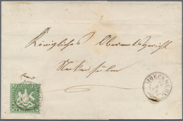 Württemberg - Marken Und Briefe: 1863/1865, Partie Von Sechs Briefen Mit Frankturen Der Weit Gezähnt - Other & Unclassified