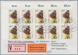 Bundesrepublik Deutschland: 1980/2000 Ca., Interessante Sammlung Mit Ca.90 Belegen, Davon über 60 Be - Sammlungen