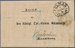 Deutschland: 1835/1875 Ca., POST-INSINUATIONS DOKUMENTE, Sammlungsbestand Mit Ca.85 Belegen, Dabei V - Colecciones