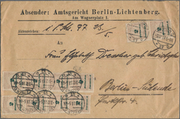 Deutschland: 1870-1980, Vielseitiger Posten Mit über 3.000 Briefen, Belegen, Ganzsachen Und Ansichts - Verzamelingen