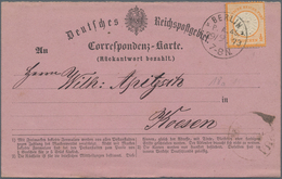Deutschland: 1872/1962, Posten Von über 100 Belegen Vom D. Reich, D. Kolonien Bis BRD, Auszug Siehe - Collections