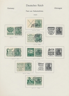 Deutschland: 1910/1974, ZUSAMMENDRUCKE, Sauber Gestempelte Sammlung Der Zusammendruck-Kombinationen - Colecciones