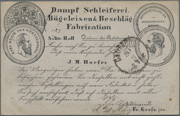 Deutschland - Ganzsachen: 1855 Ab Ca., Umfangreiche Sammlung Mit Ca.2000 Gebrauchten U. Ungebrauchte - Collezioni