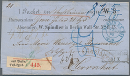 Altdeutschland: 1850/1869 Ca., Interessantes Konvolut Mit 25 Paketbegleitbriefen, Dabei Hauptsächlic - Collections
