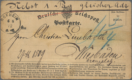 Altdeutschland Und Deutsches Reich: 1838/1872 Ca., Konvolut Mit 17 Paketbegleitbriefen, Meist Mit Pa - Collections