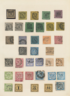 Baden - Marken Und Briefe: 1851/1868, Saubere Sammlung Von 37 Gestempelten Marken Ab MiNr. 1 Auf Alb - Andere & Zonder Classificatie